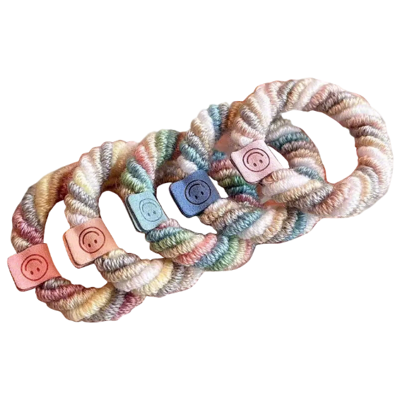 Chense Hair Ties [5 Pieces], Seamless Hair Bands, Elastic Hair Rings, High Elasticity Rubber Bands for Ponytails