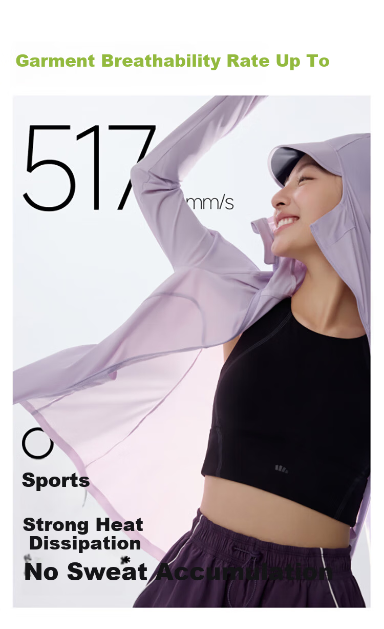 Beneunder Women's Summer UV Protection Jacket Slim Fit Lightweight Cooling Sunscreen Coat DS836 15