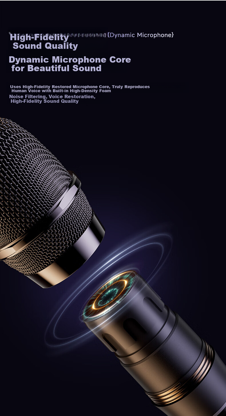 SANSUI M1 Wireless Microphone Universal Mic Home KTV Singing Speech Stage Karaoke Conference Speaker Amplifier Car Use 3