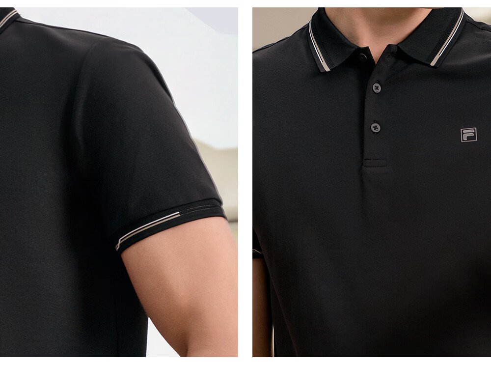 FILA Official Navigator Polo Shirt 2026 Summer Men's Cool Short Sleeve Sports T-Shirt Business Casual Top 31