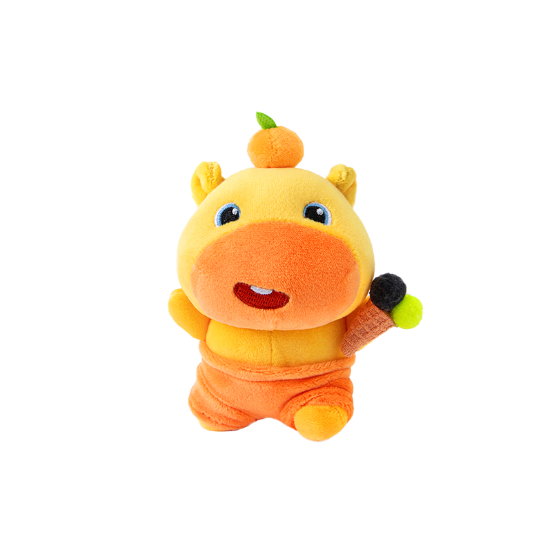 Duoai Authentic Ice Cream Capybara Lulu Plush Doll Keychain Backpack Pendant Cute Couple Gift