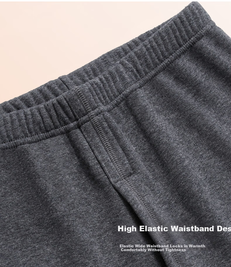 SEPTWOLVES Men's Thermal Underwear Set Fleece Lined Thickened Autumn Shirt and Pants Warm Clothing 16