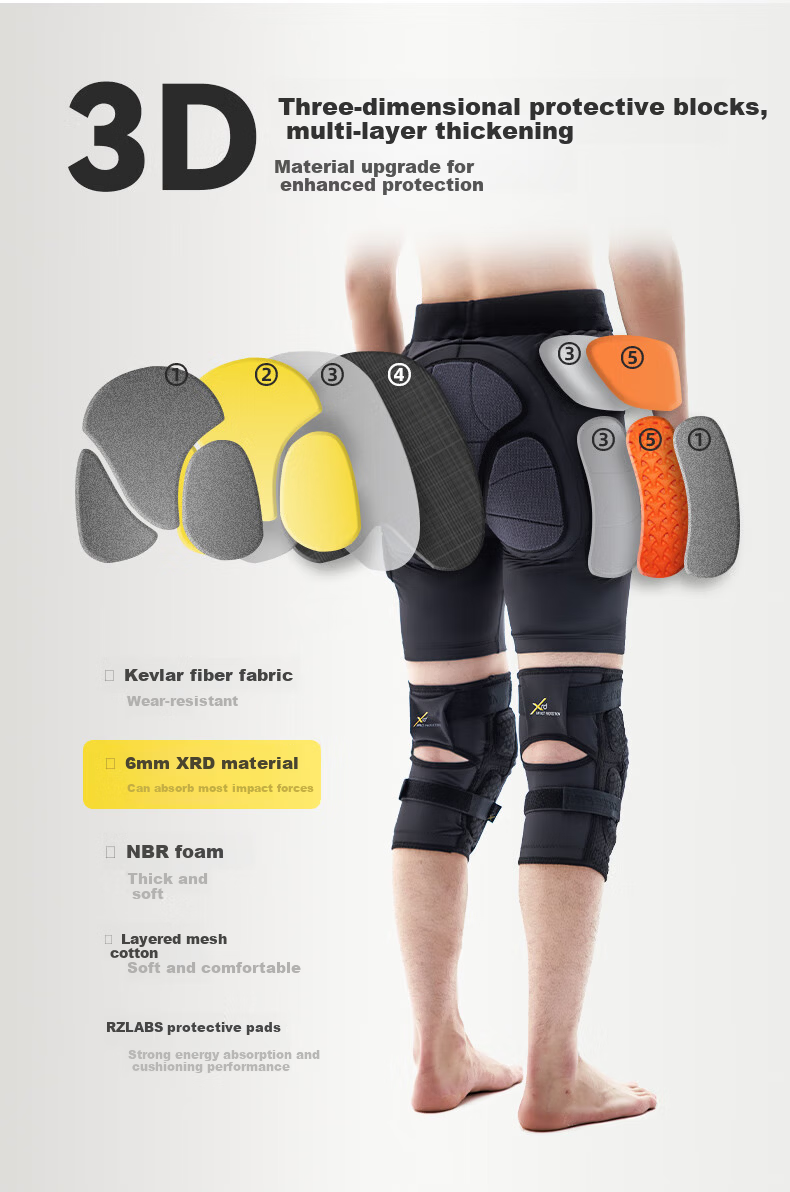 ANTSPRO XRD Material Hip Protection Unisex Ski Kevlar Guard XRD Hip Protector XL 4