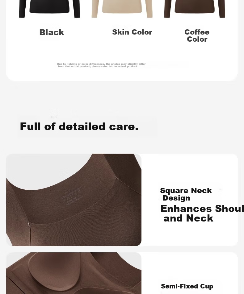 Herbal Original Thermal Vest for Women Autumn Shirt with Built-in Chest Pad Camellia Oil Hyaluronic Acid Slim Fit Base Layer Outerwear 17