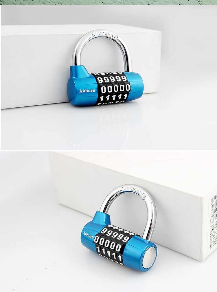 Aoben Password Lock, Padlock, Gym Locker, Anti-Theft Window Lock, Main Door Lock, AB5003 Blue 12