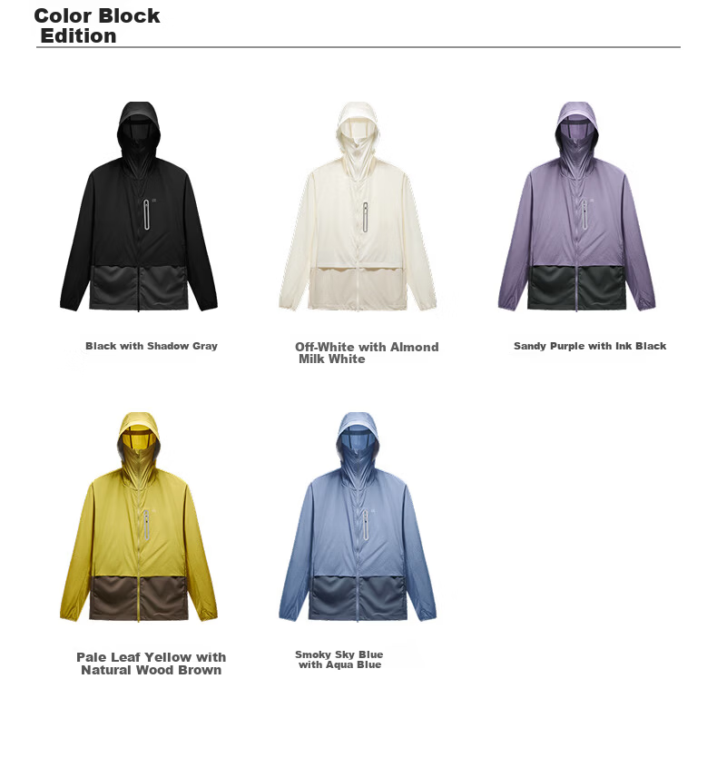 Jiao Nei [Wang Yibo Edition] Liangpi 502UV Pro Unisex Sunscreen Jacket Hardcore Summer Coat New 34