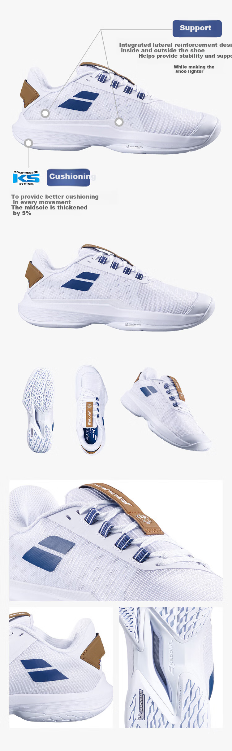 Babolat Wimbledon Collaboration Junior Tennis Shoes 2
