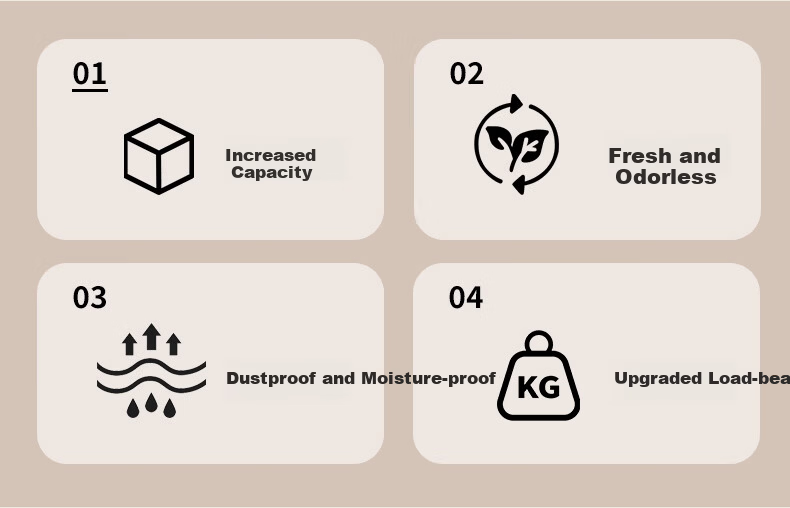 40,000km Thickened Oxford Cloth Quilt Storage Bag Large Capacity Clothes Storage Pack Moving Bag 75L 1