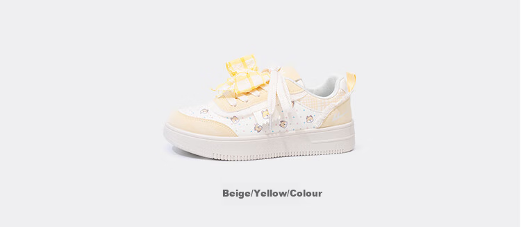 Warrior Women's Shoes, Creative Thick-Soled Shoes for Spring And Autumn, Retro Printed Original Versatile Casual Sneakers, Beige Light Blue, Size 37 1
