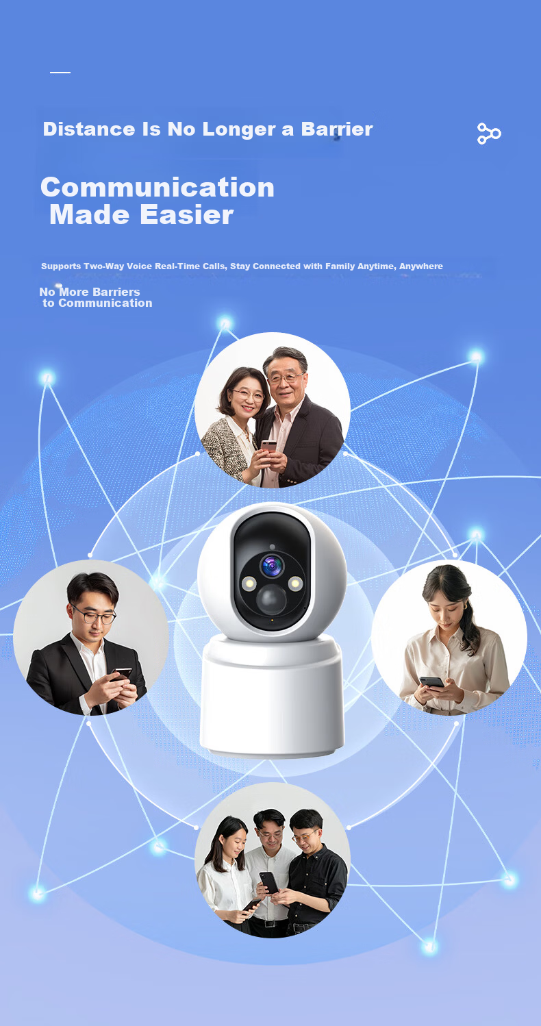 Boorgeel Wireless Battery-Powered Dual Camera AI Surveillance System, 360-Degree Coverage with Night Vision, Ultra-Clear 10MP Panoramic WiFi Remote Monitoring for Indoor And Outdoor Use 8