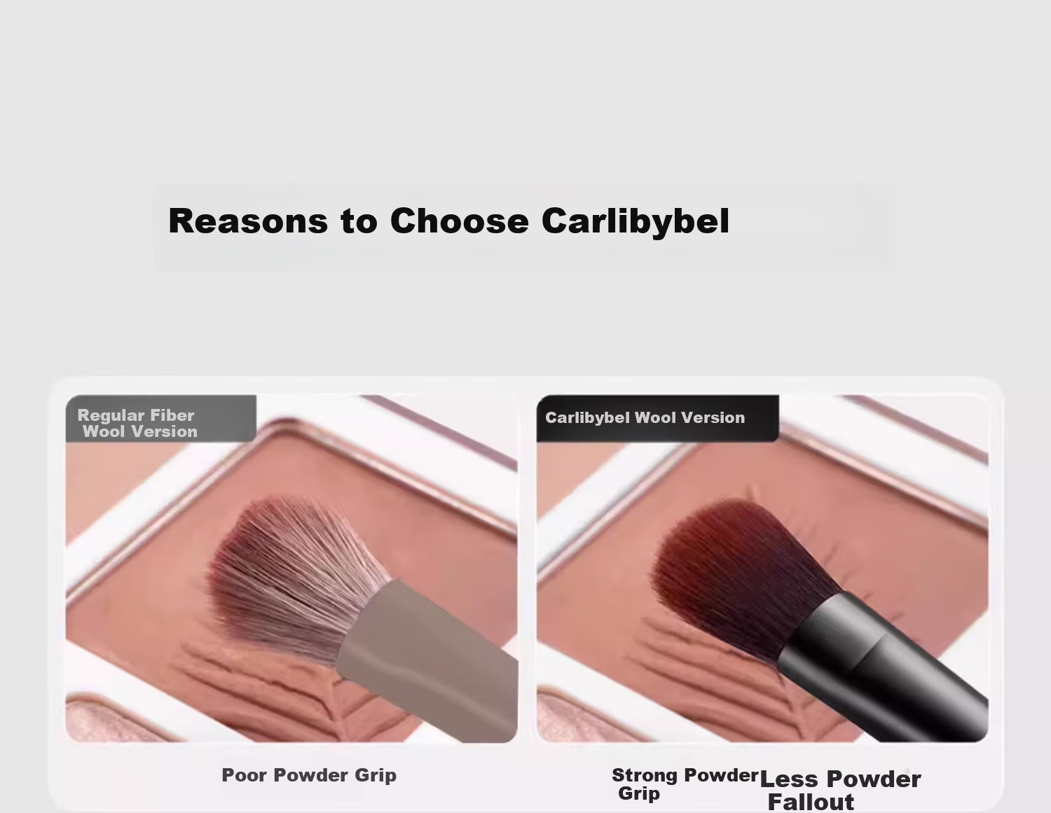 CARLI BYBEL Makeup Brush Set Soft Eyeshadow Powder Contour Blending Detail Brushes Beginner Soft Hair Full Set New Year Gift 3