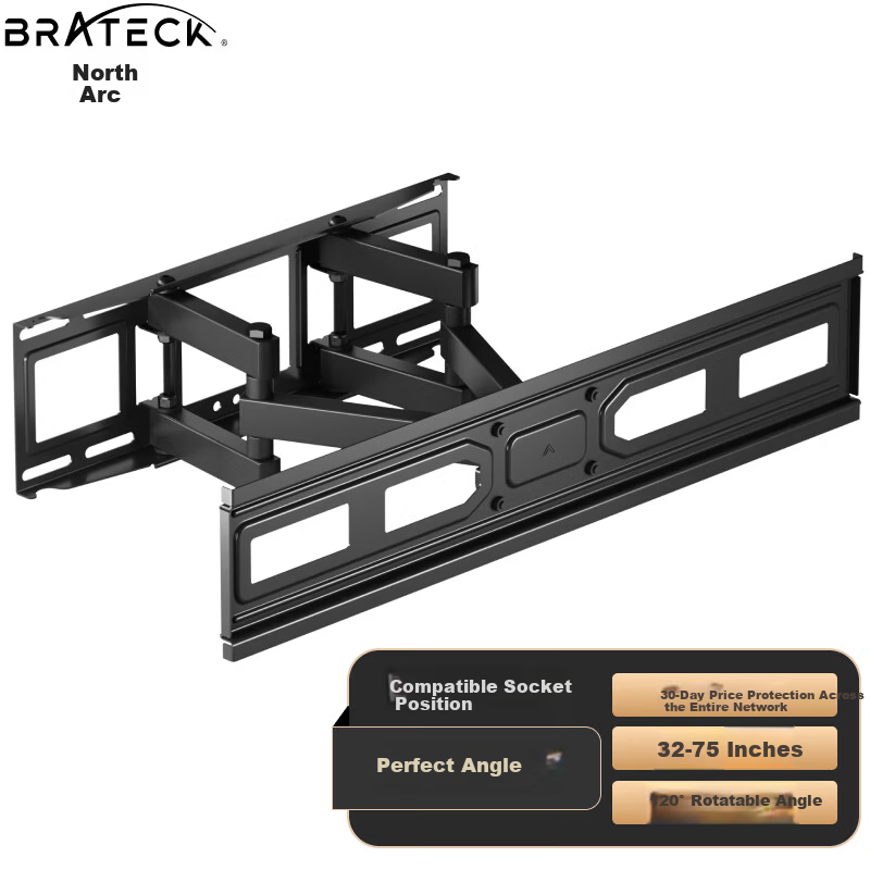 Brateck Beihu (32-75 inch) TV Wall Mount Bracket Rotatable TV Stand for 55/65/70/75 inch Hisense Xiaomi Huawei TCL Sony X49