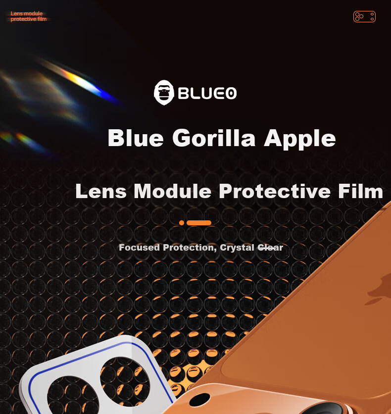 Lanxingxiansheng Compatible with Apple Air Lens Module, IPhone Air Protective Film, Phone Camera Rear Base Film, Shockproof And Scratch-Resistant 2