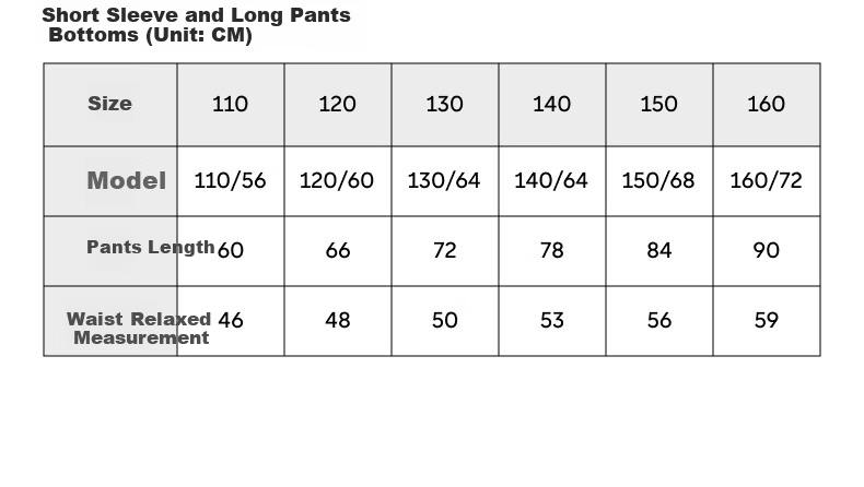Jiao Nei Cotton 511S Kids' Striped Short Sleeve Pajama Set Boys and Girls Homewear Spring Summer Moisture-Wicking Quick-Dry Breathable 25