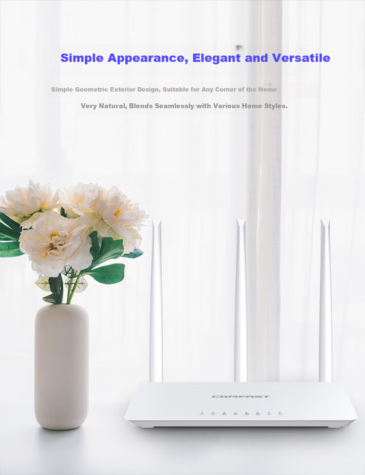 COMFAST AX3000 Dual-Band WiFi 6 Wireless Router for Home Use, Hisilicon Dual-Core Chip High-Speed 5G Network Mesh Networking Wall-Penetrating King WR631AX V2 7