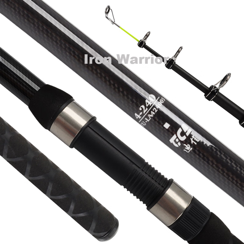 Dijia Sea Fishing Rod Set Carbon Fiber Glass Fiber Casting Rod Long Casting 2.1m