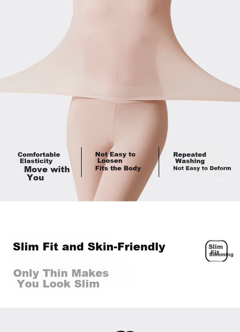 Miiow Hyaluronic Acid Skin Base Set Invisible Foundation Color Ultra-Thin Thermal Underwear Autumn Top and Bottom 13