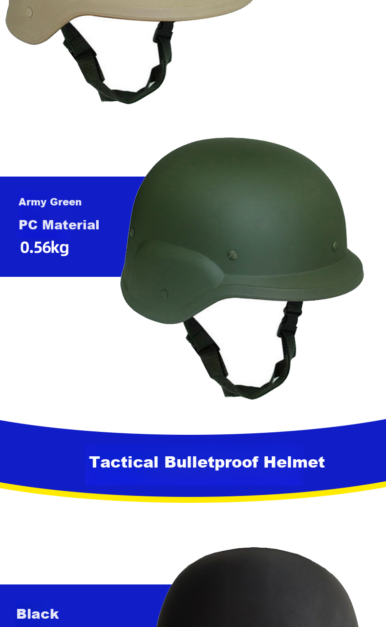 Lihu Shield Riot Helmet Explosion-Proof Security Protective PC Black Helmet Security Duty Patrol Helmet PC Riot Helmet [Black] 2