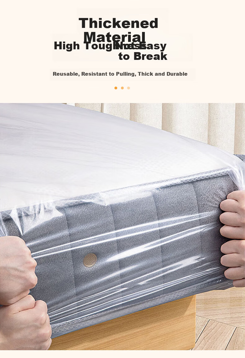 Jinghui Sichuang Mattress Storage Bag Thickened Moving Bag Mattress Dust Cover Dustproof Film Moving Protective Cover 6