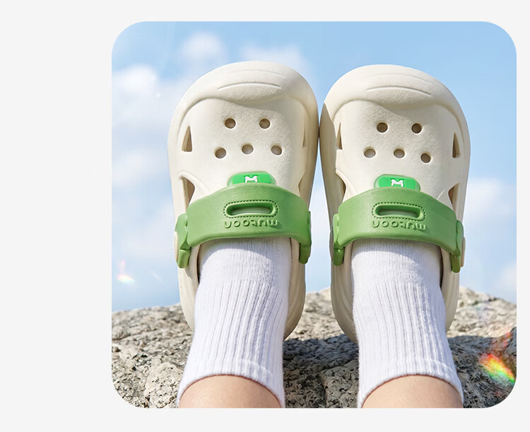 Mutong Kids Slippers Size 26 Summer Toddler Toe-Protective Clog Boys Soft Sole Outdoor Beach Shoes Girls Electric Blue 160 5
