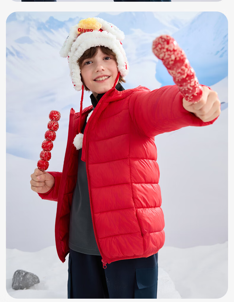 Baleno Kids Cotton Jacket 2025 Winter New Lightweight Hooded Cotton Coat for Boys and Girls Warm Inner Lining 11