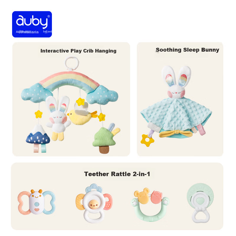 Auby Baby Tearable Busy Book Toy Hello Kitty Quiet Cloth Book Montessori Early Education Luxury Gift for Ages 1-3