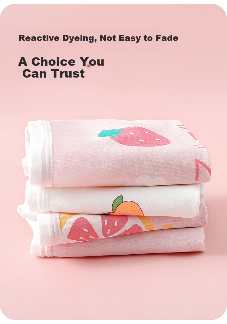 Dingguagua Girls' Cotton Antibacterial Boxer Briefs Children's Underwear for Older Kids and Students 3