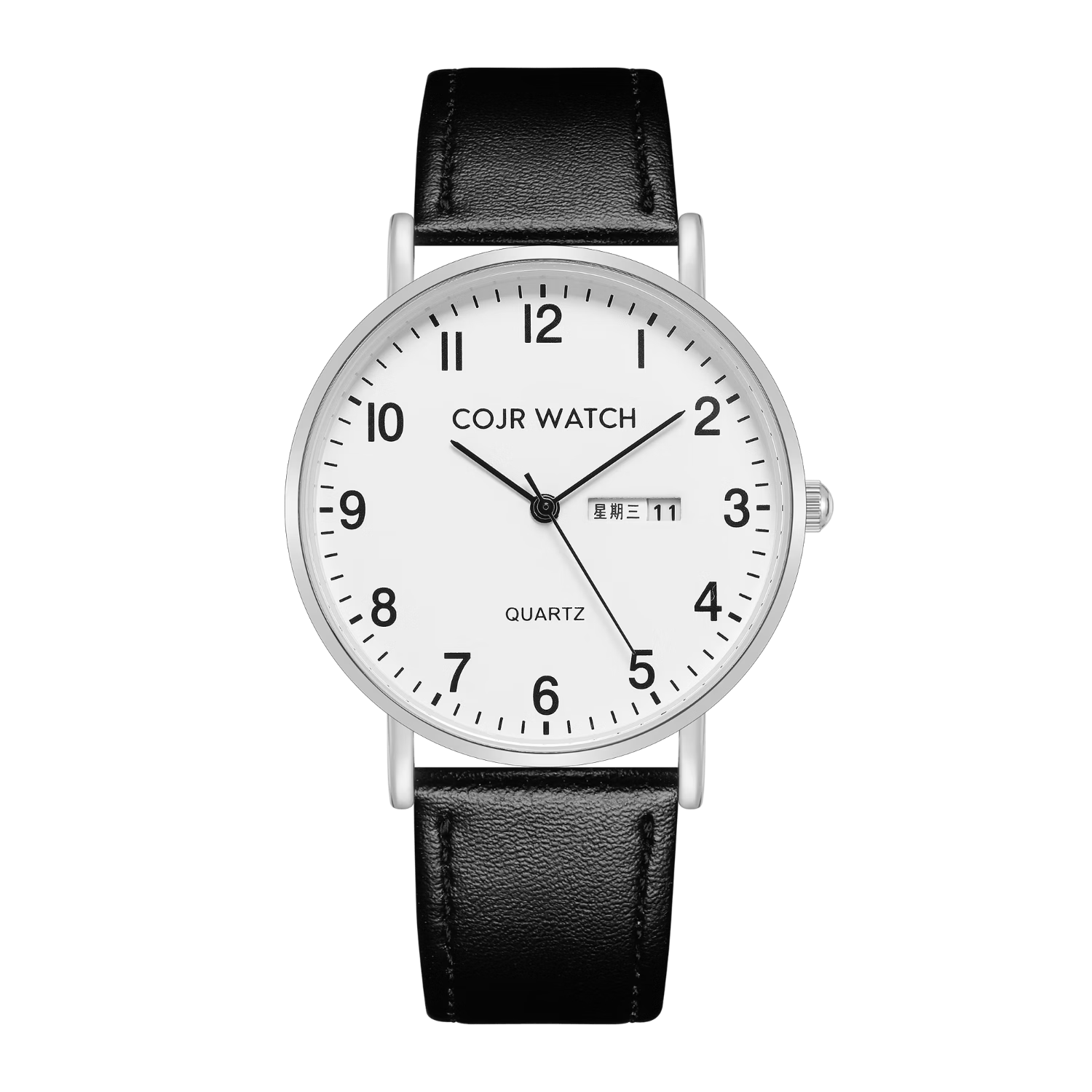 COJR Student Watch Exam Special Unisex Silent Waterproof Mechanical Quartz for Middle and High School Students and Civil Service Exam