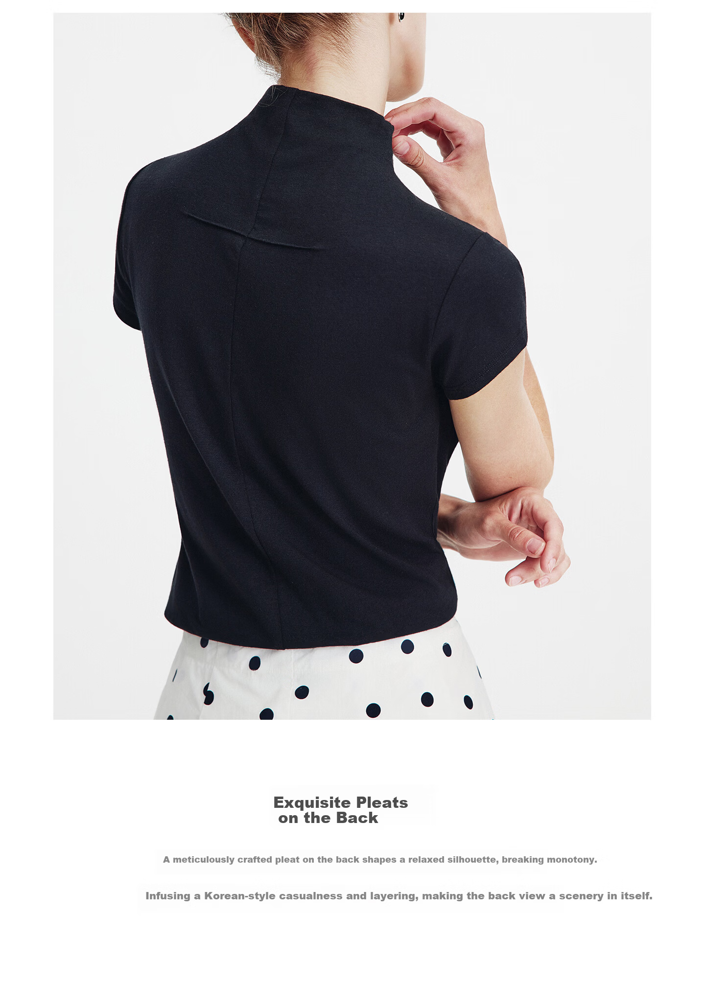 Navigare Italian Small Sailboat High Neck Short Sleeve T-Shirt 2026 New Women's Slim Fit Flutter Sleeve Antibacterial Top 2325556501 8