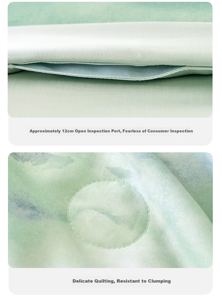 Ciyun Ice-Soft Cooling Silk Summer Quilt 100% Washable Silk Air-Conditioned Blanket 150*210cm Huaji 17