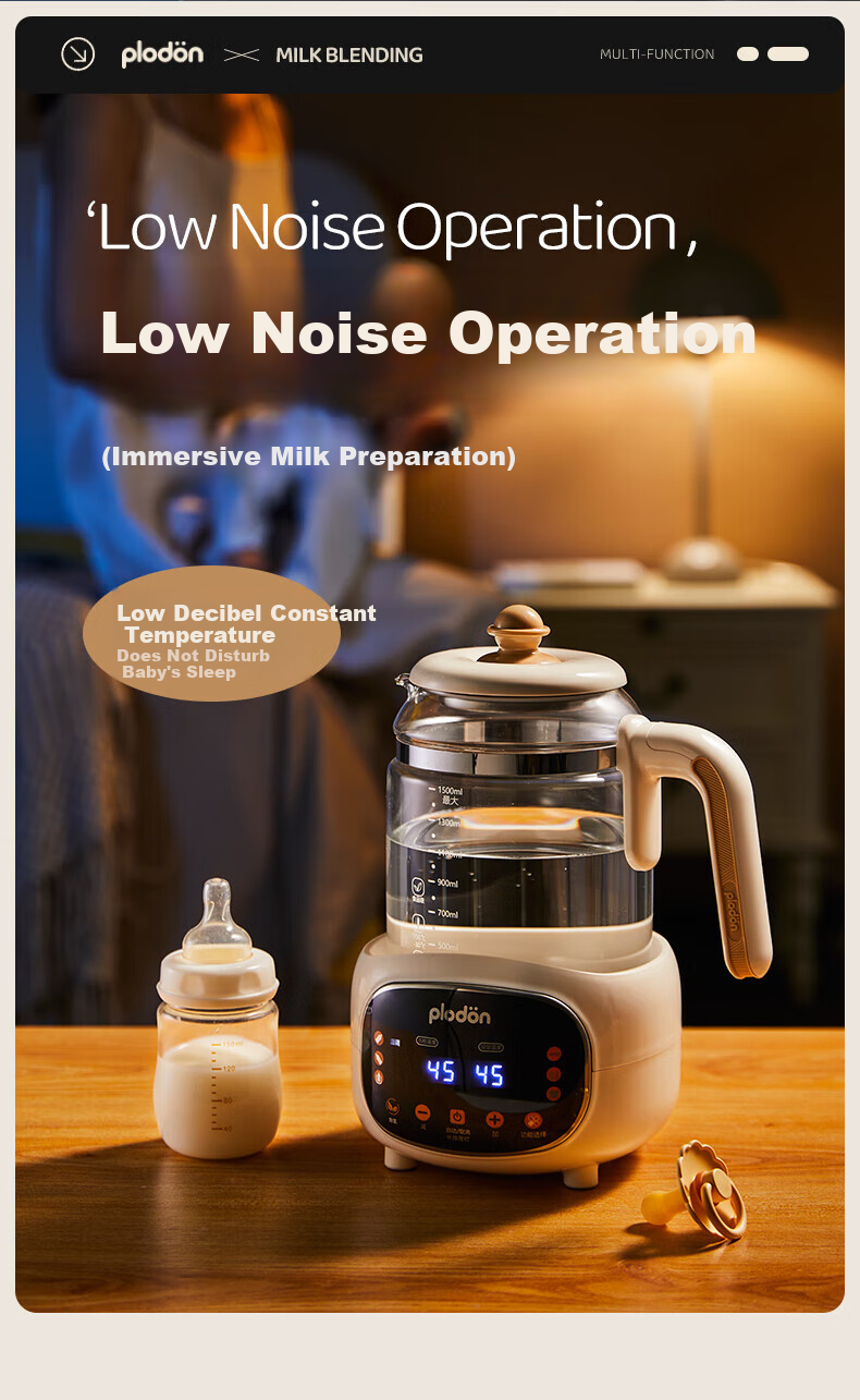 Pulidon Thermostatic Kettle Baby Milk Warmer Household Electric Hot Water Kettle 20