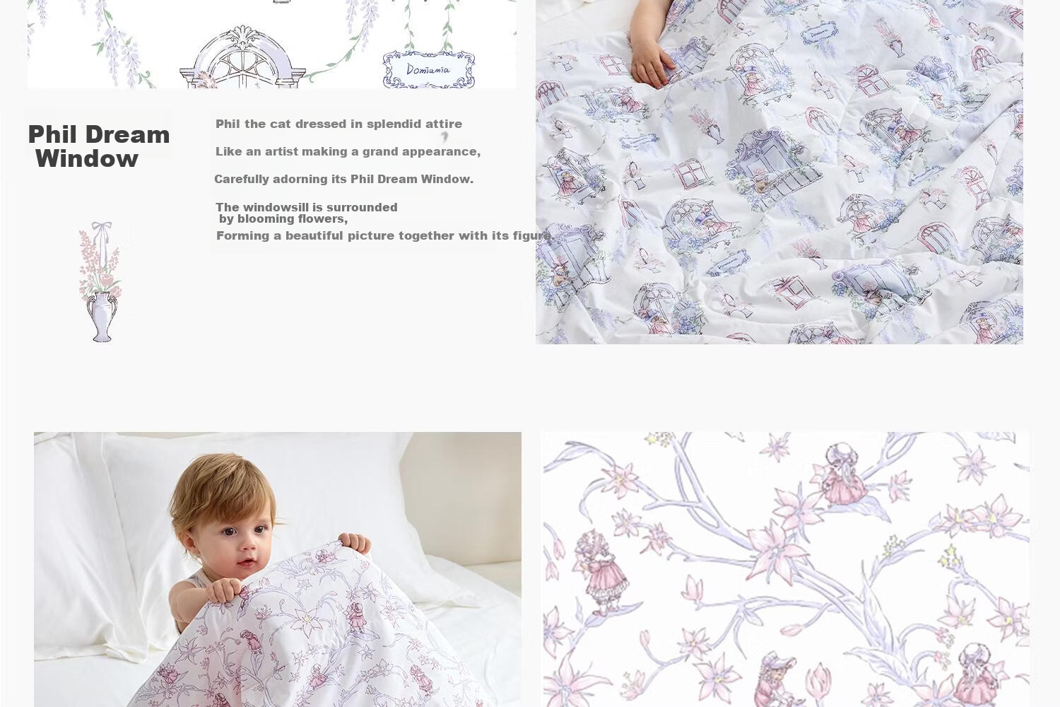 DOMIAMIA Summer Cooling Baby Quilt Antibacterial Air Conditioning Blanket for Newborns, Children's Cooling Quilt, Class A, Tengling 120 33