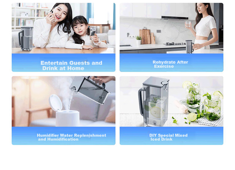Vanward Desktop Water Purifier Galaxy Ice Maker Home Water Filter No Installation Instant Hot Drinking Machine A1-STR100 15