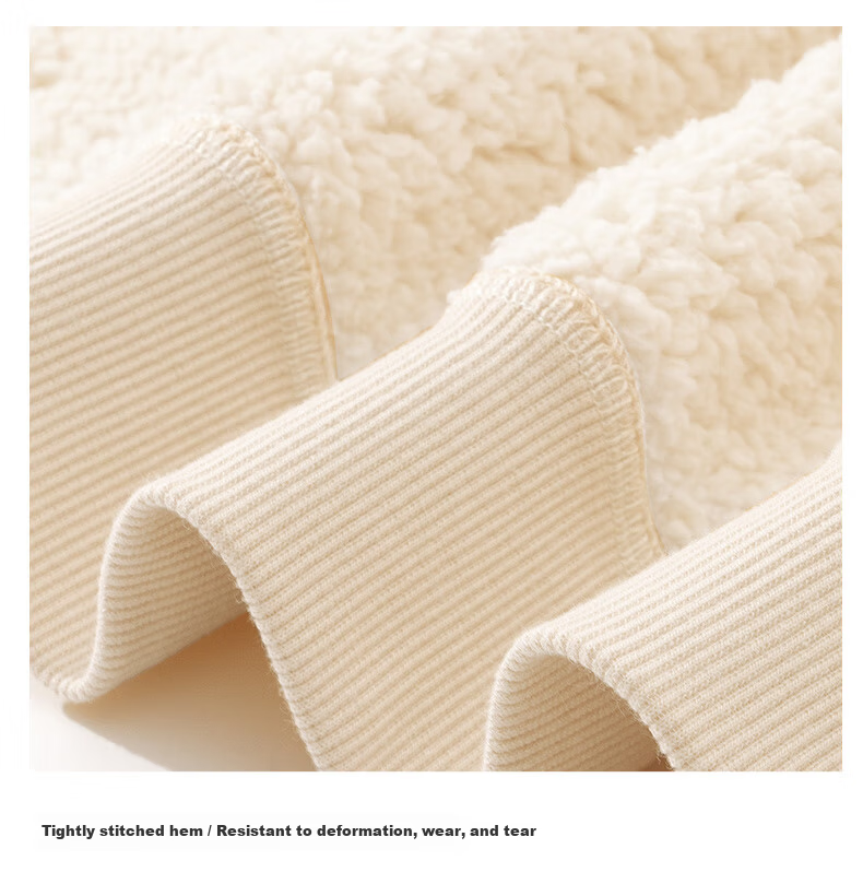 Jeanswest Men's Winter Thickened Warm Lamb Fleece Cardigan Casual Comfortable Jacket 10