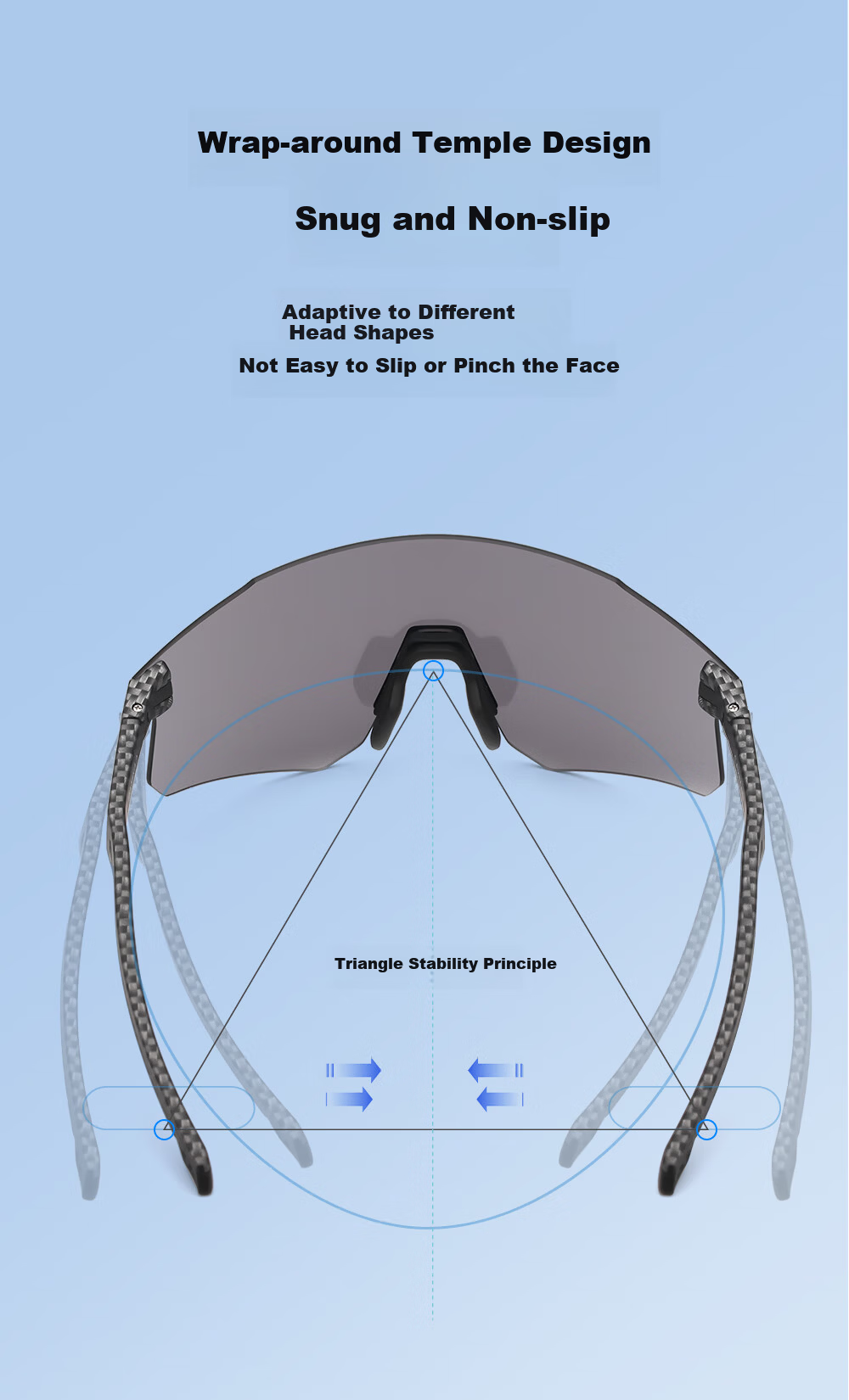 Cashman Running Glasses Professional Marathon Sports Sunglasses Windproof Outdoor Sunglasses for Men and Women Cycling Protective Eyewear 12