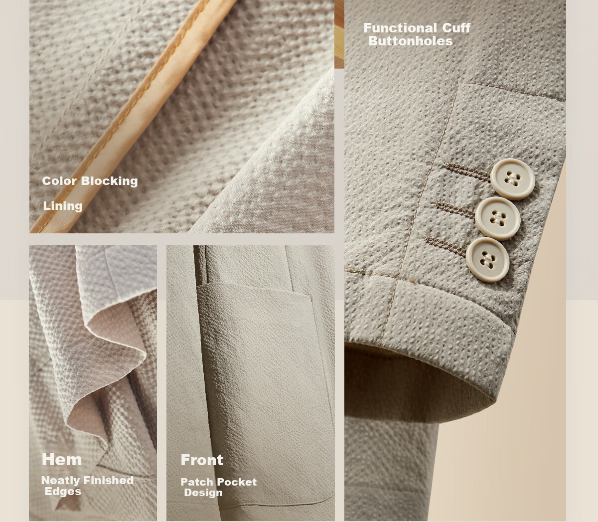 Hodo Men's Suit, Machine Washable, Easy-Care Sun Protection Capsule Suit, Casual Men's Jacket with Capsule Storage Bag 13