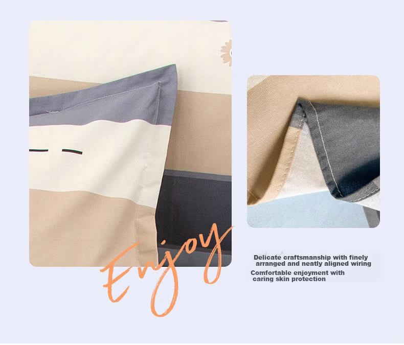 AVIVI A-Class Pillowcase, All-Cotton, One Pair, Pillow Cover, Adult Large Size, for Home Use, Badel, 48*74cm 7