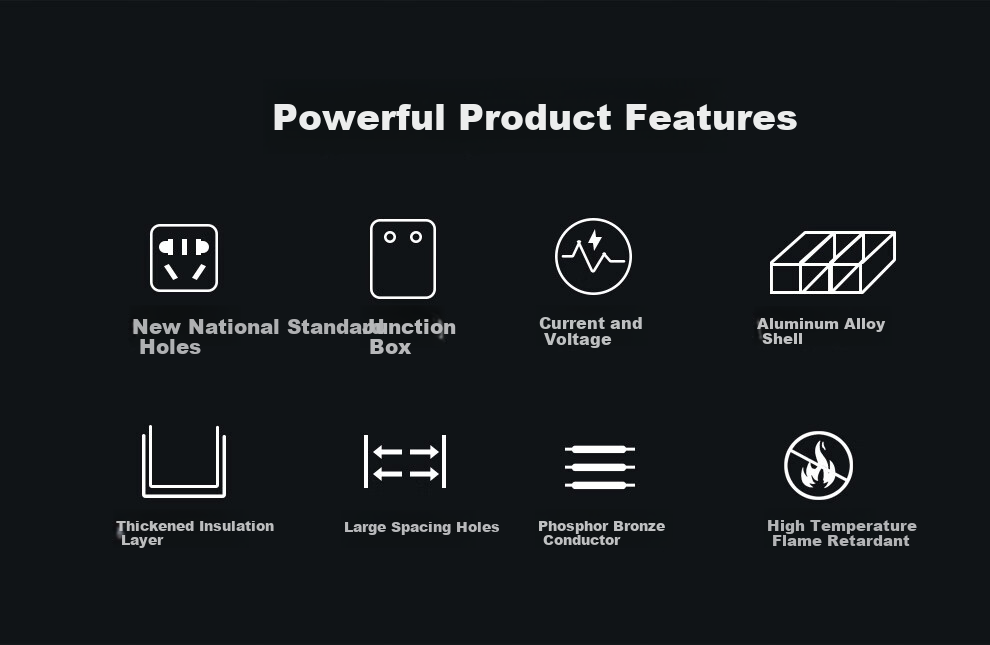 MAXCENT PDU Cabinet Socket 16-Port 32A High Power Power Strip New National Standard Current Voltage Indicator Junction Box Industrial Power Strip for Server Room MV0663DB 2