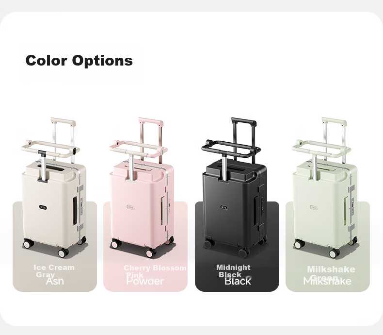 JOYGATRIP Mom Luggage Kids Ride-On Baby Stroller Trolley Suitcase Travel Case Phantom Black 20 Inch 20
