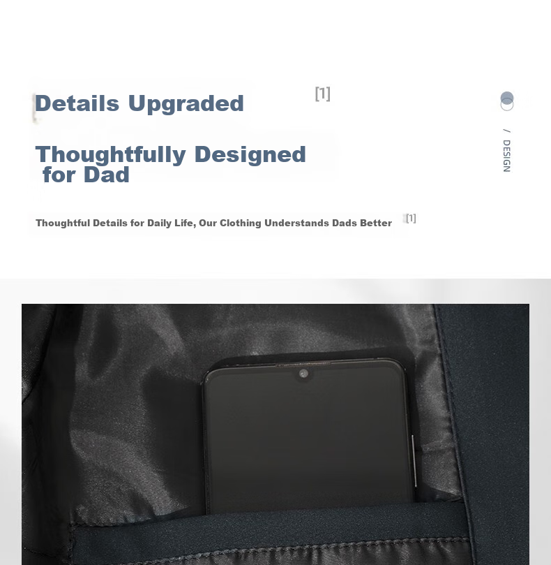 Baocaiyang Dad's Casual Stand-Collar Jacket for Men, Spring And Autumn Outerwear, Middle-Aged And Elderly Menswear, Clothing for Fathers And Grandfathers in Their 40s And 50s 7