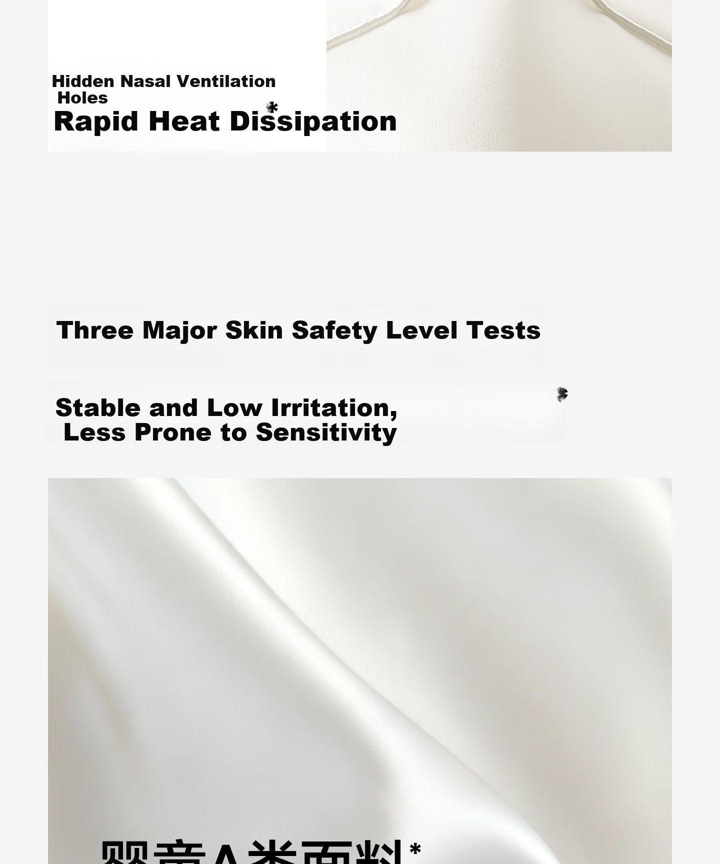 Beneunder Double-Sided Mulberry Silk Sun Protection Face Mask Facekinis Anti-Heat Dryness Cooling Breathable Non-Stuffy 11