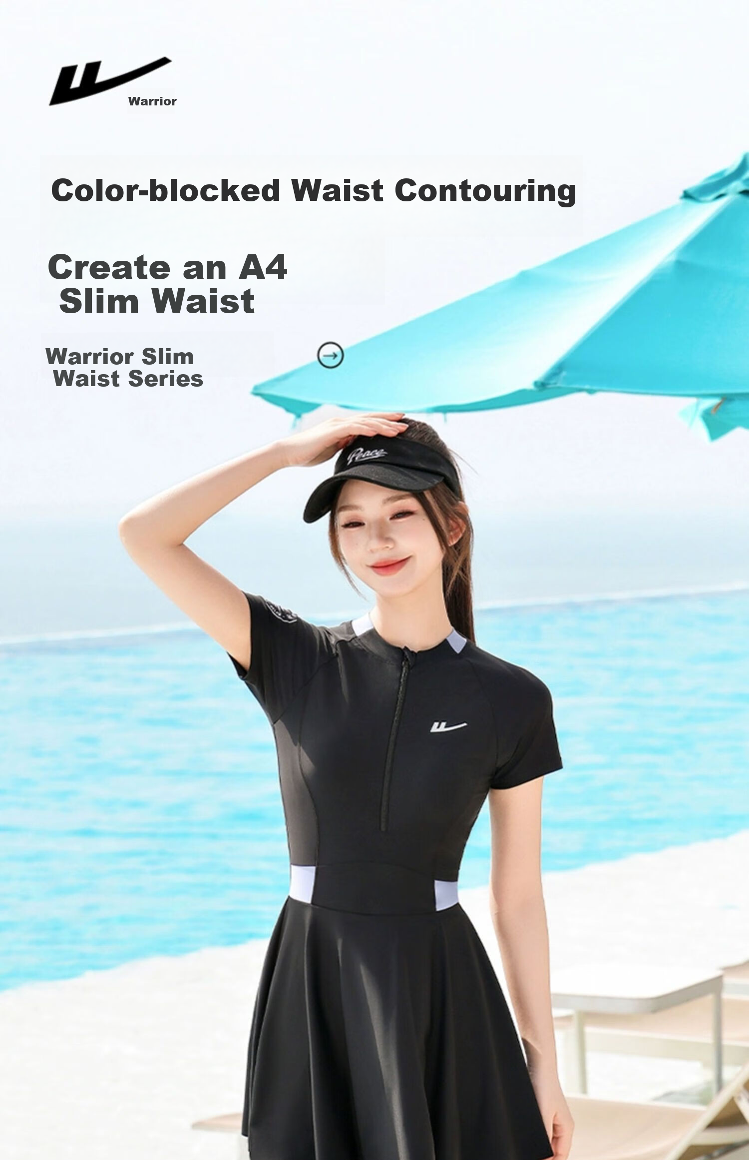 Huili Women's Swimsuit, Elegant High-End Swimwear, Slimming And Concealing, Suitable for Hot Springs And Swimming, 15175H1L, Black, XL 1