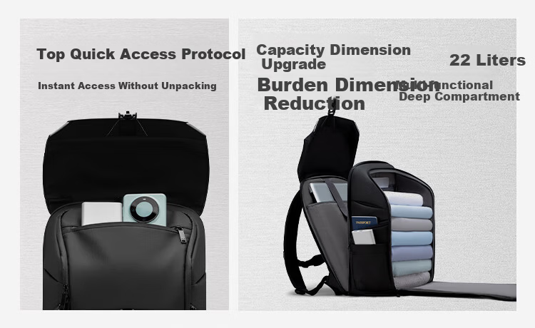 HLA Three-Body Collaboration Men's Backpack Business Travel Commuter Versatile Large Capacity Laptop Bag 3