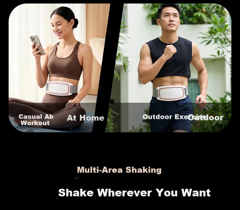 HOT KNEE Fat Burning Shaking Slimming Machine Lazy Fitness Weight Loss Massager Waist Belt Fat Burning Shaping Device 20
