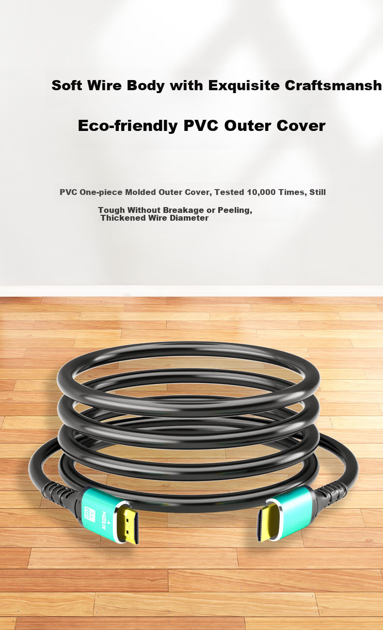 LIJIA HDMI 2.1 8K High-Speed Cable for Laptop TV Box Monitor Projector Video Connection 10