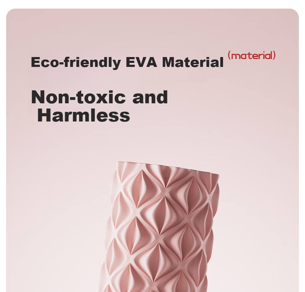 ANTA Foam Roller Yoga Stick Muscle Relaxation Spiky Massage Stick Fitness Slimming Calf Pink 10