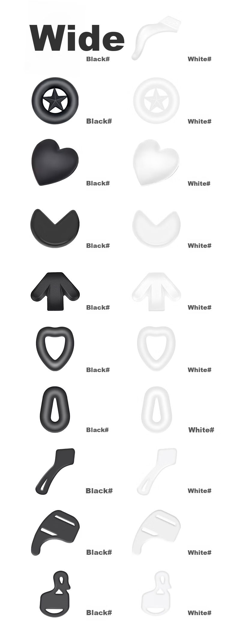 SooGree Anti-Slip Silicone Ear Hooks Replacement Eyeglass Temple Tips Accessories 5