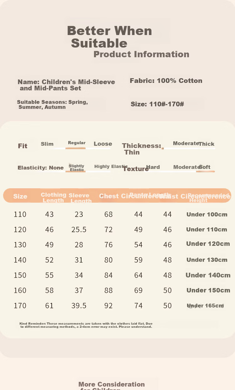 Cotton Girls' Nightgown 100% Pure Cotton Class A Big Kids Teen Summer Short Sleeve Sleepwear Homewear 11
