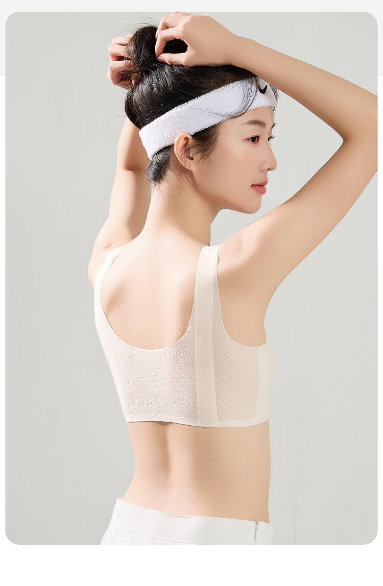 GUJIN Summer Lightweight Girls' Bra Development Period Underwear for Older Children High School Students Youth Vest White Pink XL 21