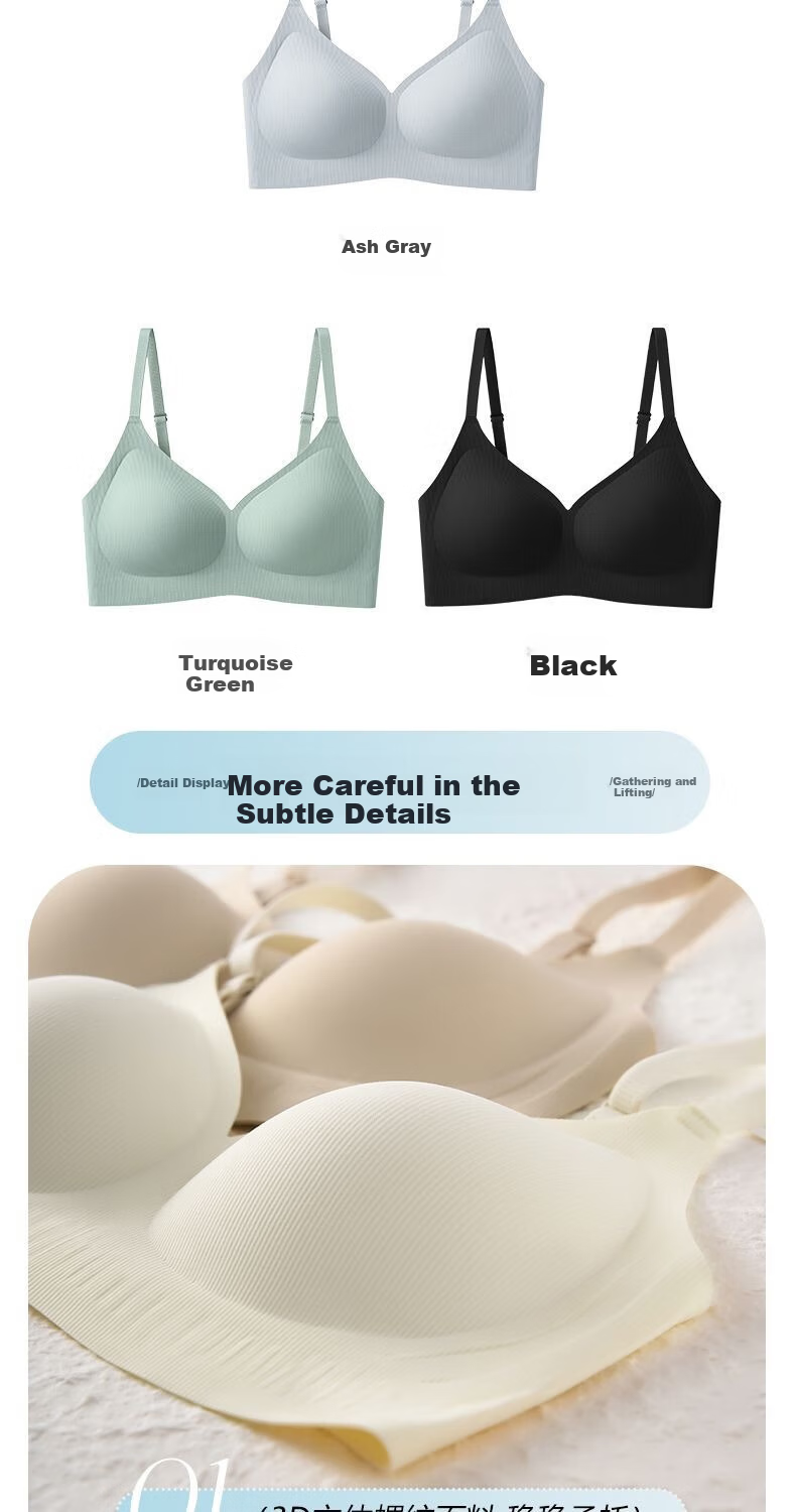 GRACEWELL Foundation Liquid Invisible Bra for Women Small Bust Enhancing Push-Up Wireless Thin Bra with Side Support and Lift 9
